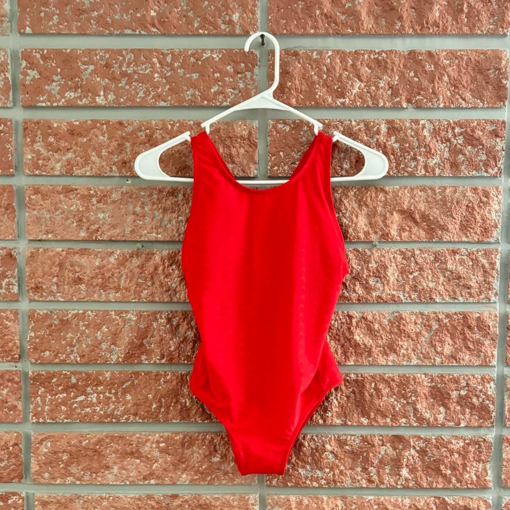Red Kids Swimwear